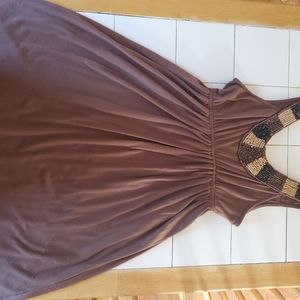 Brown sundress